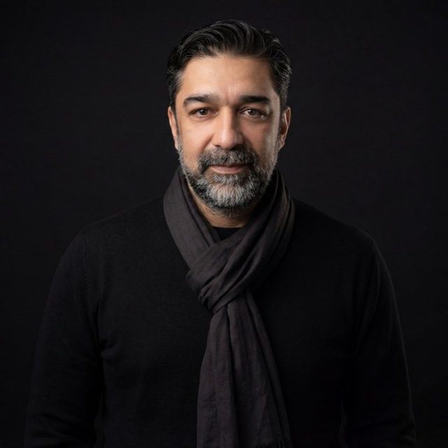 Portrait of Amir Akhlaghi, founder of OPD
