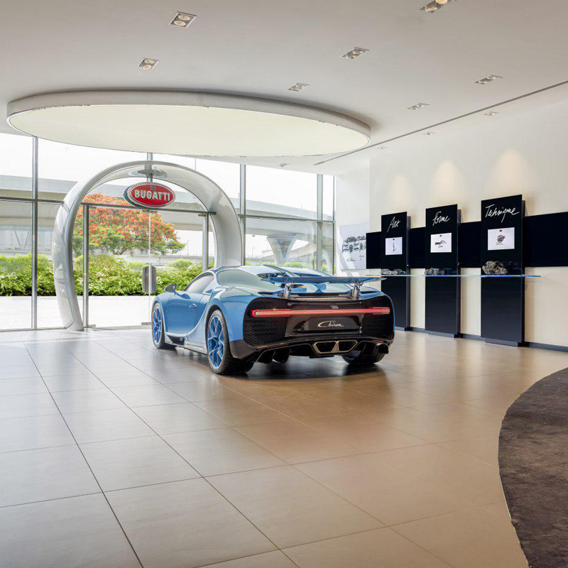 Bugatti Showroom - OPD Architectural Consultant