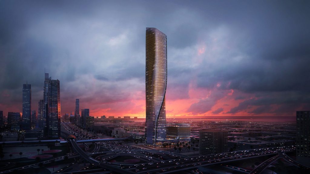 Wasl Tower Tallest Ceramic Facade - OPD Architectural Consultant